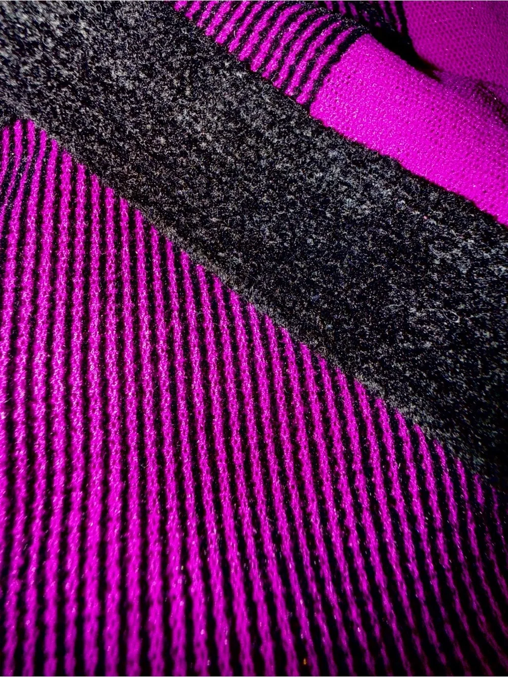 RARE Vintage Jean Paul Gaultier Soleil Mesh Flocked Velvet Striped Dress M